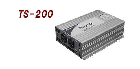 正弦波 DC->AC インバーター DENRYO 電菱 TS-200-124A (入力DC24V)